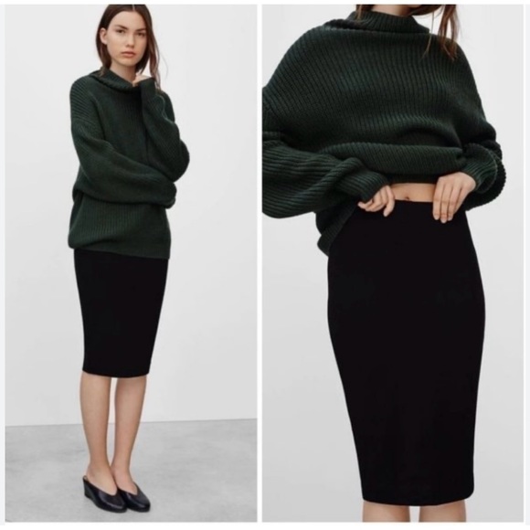 Wilfred | Lis Stretchy Pencil Skirt - Size L - Picture 4 of 6